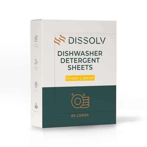 Dissolv Dishwasher Detergent Sheets, part of the Family Stock-Up Bundle