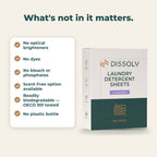 What's not in it matters: no optical brighteners, no dyes, no bleach or phosphates, Scent Free option, readily biodegradable (OECD 301), no plastic bottle